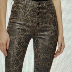 J Brand LILLIE Snake print High Rise pant NWT